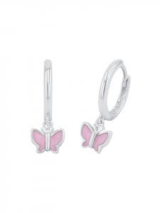 Prinzessin Lillifee Серьги-кольца из серебра 925 пробы, покрытые родием розового цвета