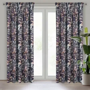 Штора NIKOL GRF зеленая, 140х270 см, присборенная лента, карман на штанге. Eurofirany