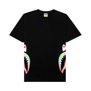 Футболка BAPE Gradation Side Shark, черная