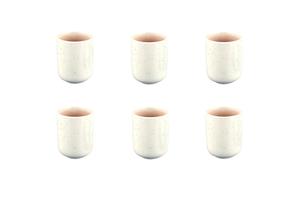 Björn Набор из 6 стаканов BEAKER Oxygen 300 мл - нежно-розовый