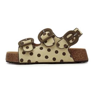 Женские сандалии на одной застежке YANGQIYINGTAO, Milk Tea