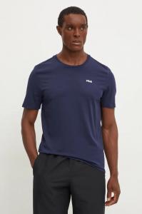 Футболка Fila из хлопка, темно-синий