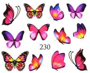 Водные наклейки для ногтей - №230, Raisin