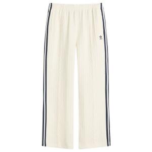 Классические трикотажные спортивные брюки Adidas, off белый