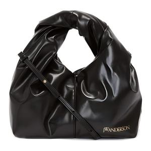 JW Anderson Миниатюрная кожаная сумка хобо твист