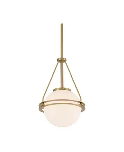 Современный подвесной потолочный светильник Saturna 13", столовая, над кухонным островом, с отделкой в виде шара, мягкое золото Possini Euro Design, gold