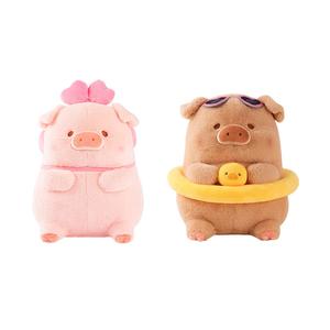 Плюшевая игрушка LuLu Pig Box в виде спящей куклы, высота 31 см M&G SHOP