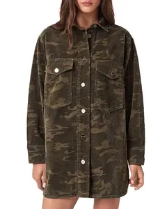 Платье Фэй с бархатным покрытием Allsaints, зеленый