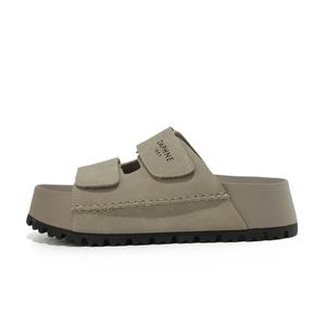 DAPHNE Женские противоскользящие шлепанцы с композитной подошвой серые, цвет Gray