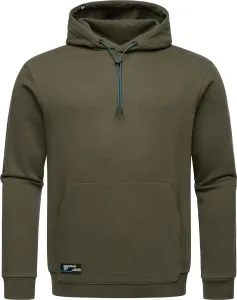 Толстовка в стиле рэгвир "Arrwen", уютная мужская толстовка с регулируемым капюшоном Ragwear, зеленый