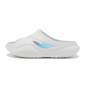 HLA Тапочки-слайды мужские, цвет: белый, синий, бежевый, черный, черный, фиолетовый