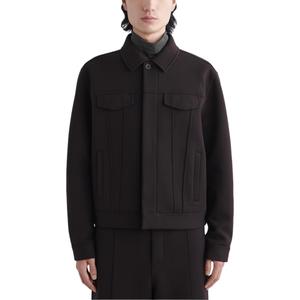 COS Куртка мужская с коричневым лацканом, умеренная, прочие