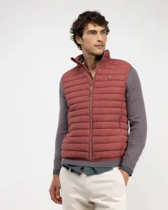 Мужская стеганая безрукавка на молнии El Ganso, красный