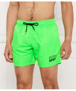 Пляжные шорты Regular fit Plein Sport, зеленый