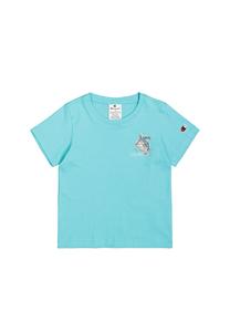 Футболка с принтом Champion, синий