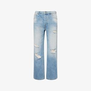 Джинсы Cole Buxton с эффектом потертости, синий