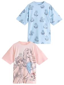 Ночная рубашка Next Frozen, светло-голубой/розовый