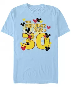 Мужская футболка с коротким рукавом Mickey Birthday 30 Fifth Sun, синий