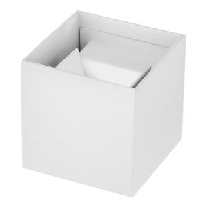 Уличный настенный светильник Nova Luce Epic, алюминий / прозрачное стекло - белый - белый