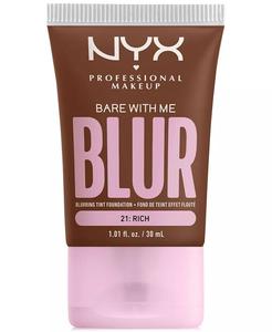 Тональная основа Bare With Me Blur Tint Nyx Professional Makeup, цвет Rich