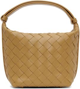 Сумка Candy Wallace цвета загара Bottega Veneta