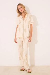 Хлопковая пижама Women'Secret, бежевый