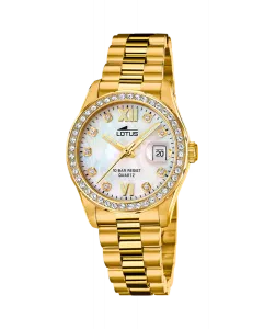 Женские часы Freedom 18979/1 из золотой стали LOTUS, золотой