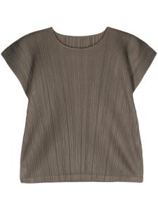 Pleats Please Issey Miyake топ Monthly Colours: March со складками, зеленый