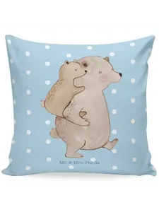 Подушка Mr & Mrs Panda 40x40 Papa Bär, цвет blau pastell