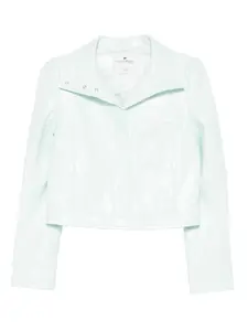 Переиздание виниловая куртка с застежкой на пуговицы и воротником Courrèges, синий