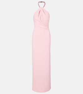 Вечернее платье Riva с декором и бретелями-хомутами Solace London, Powder Pink