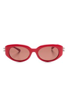 Солнцезащитные очки AM0469S Alexander McQueen Eyewear, красный