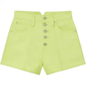 Levis Шорты Casual Women's Neon Green Moderate