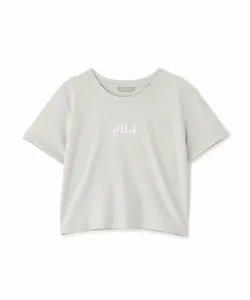 Укороченная футболка с вышитым логотипом из органического хлопка Jill By Jill Stuart, цвет Mint White