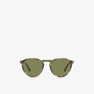 Солнцезащитные очки Po3286S Phantos-frame из ацетата Persol, зеленый