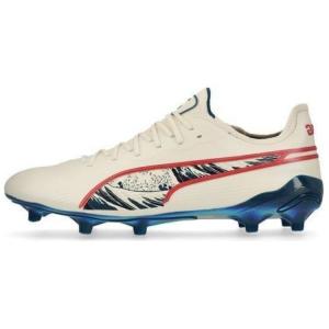 Puma King Ultimate Футбольные кроссовки унисекс, White/Navy/Red