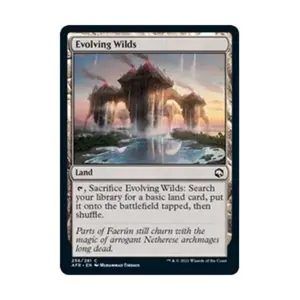 CCG Развивающиеся дикие животные (клавиша C), MTG - Adventures in the Forgotten Realms