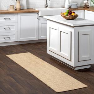 nuLOOM ковер 61 x 183 см для улицы, устойчивый к пятнам и погодным условиям, для интенсивного использования, для патио, балкона, улицы, цвет nakia brown