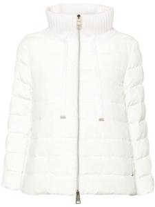 Herno вельветовый пуховик, белый