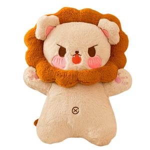 Мягкая и очаровательная плюшевая кукла милый лев высота 40см/60см MLING, желтый