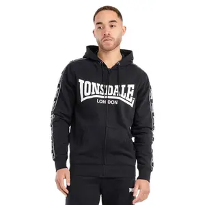 Толстовка Lonsdale Bigton full zip, черный