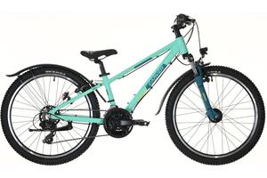 Детский велосипед Carver Strict 24 Street Girl - 24 дюймов - Diamant - 2024, цвет Grün|bright mint/ocean/green