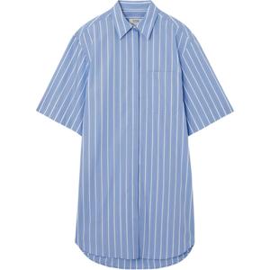 Платье с короткими рукавами женское синее Cos