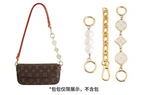 Ремень для сумки с искусственным жемчугом Женский Золотой Роскошь Уход Мастерская