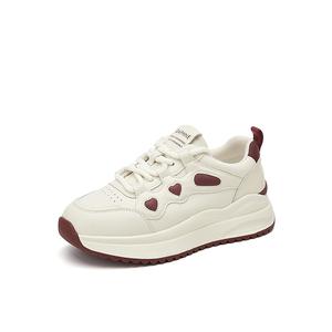 Нескользящие низкие повседневные туфли для женщин DAPHNE, Beige Apricot