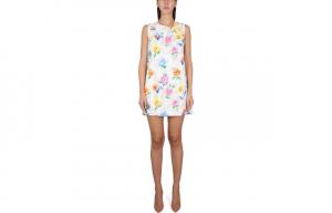 Женское белое платье без рукавов MOSCHINO