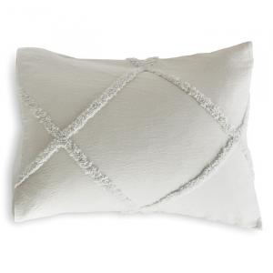 Подушка Chenille Lattice Standard Sham Peri Home, серый