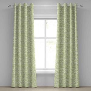 Занавеска с люверсами Abakuhaus Orme Blätter 2 шт, 280x225x0,5 см, экрю