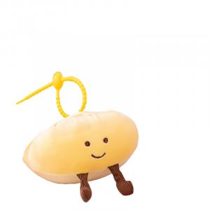 Маленькая сумка с плюшевыми куклами в виде пельменей высотой 13cm Tak Bebe, желтый