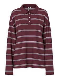 PIECES Футболка 'PCSadie' в цвете Wine Red